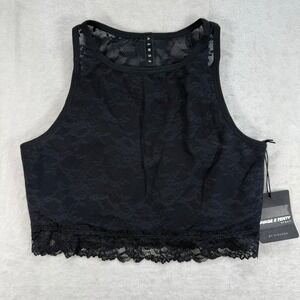 Savage X Fenty‎ Sport Lace Tank Top Sleeveless Activewear Sz Large
